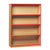 Bookcase Medium Coloured Edge Bookcase Medium