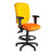 Draughtsman Chair Adjustable Arms / Standard / Black Hurley Squared Back Draughtsman Chair Adjustable Arms / Standard / Black