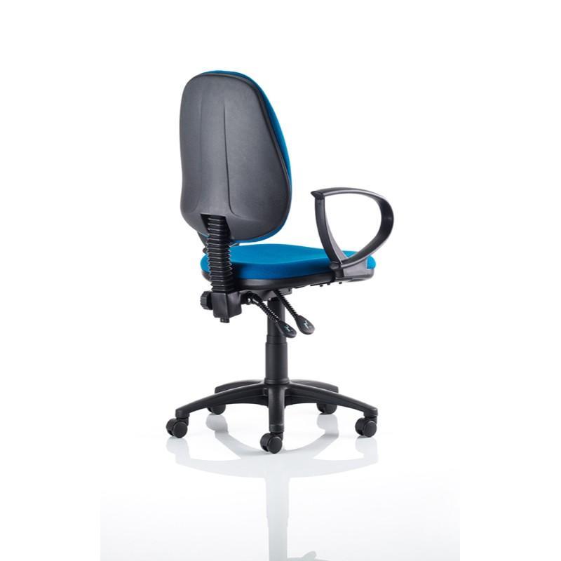 Operator Chair No Arms / Black Nylon Base Pitch High Back Operator Chair No Arms / Black Nylon Base
