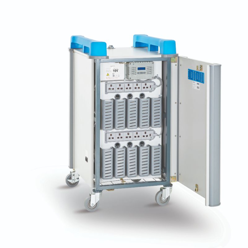 10 Device Mobile AC Charging Trolley