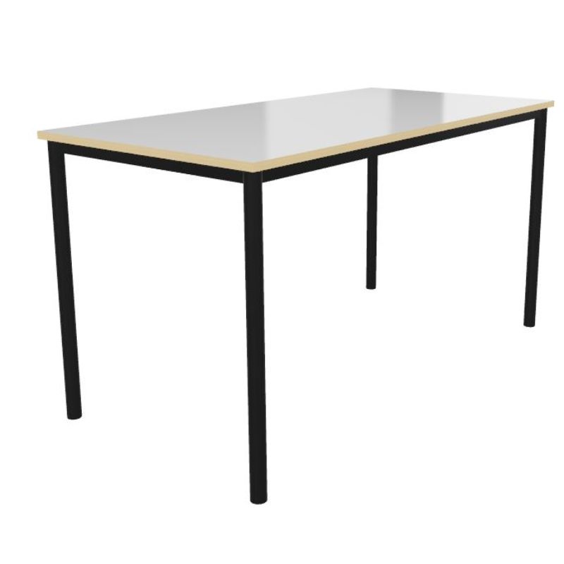 Whiteboard Top Rectangular Welded Frame Classroom Tables