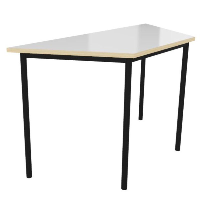 Whiteboard Top Trapezoidal Welded Frame Classroom Tables