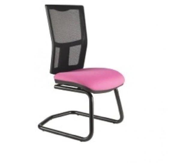 Cantilever chair No Arms / Standard / Black Clipper Mesh Back Cantilever Chair No Arms / Standard / Black