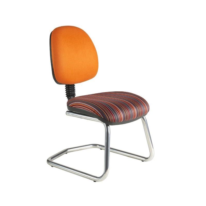 Cantilever chair No Arms / Standard / Chrome Abingdon Medium Back Cantilever Chair No Arms / Standard / Chrome