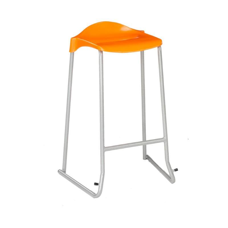classroom stools Size 1 - Seat Height 395 mm Metalliform WSM Skid Base Stool Size 1 - Seat Height 395 mm