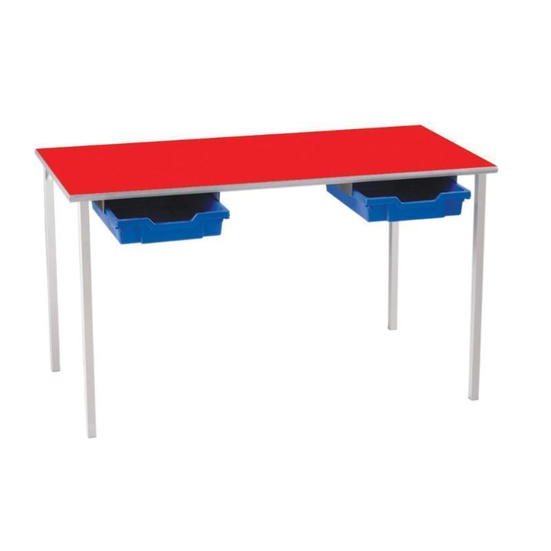 classroom tables 1100 x 550 mm / MDF Rectangular Welded Frame Tray Tables 1100 x 550 mm / MDF
