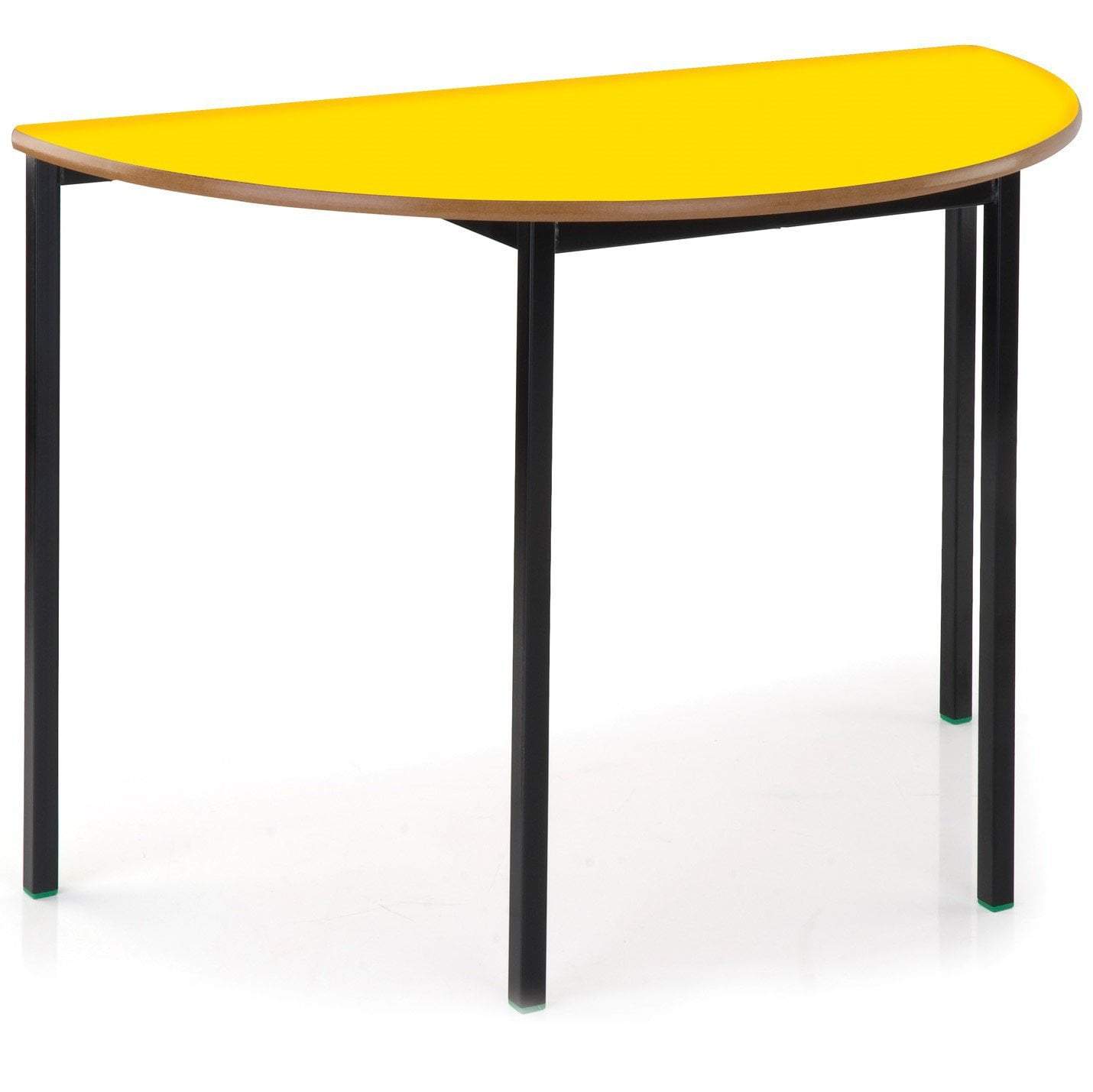 classroom tables 1100 x 550 mm / MDF Semi-circular Welded Frame Classroom Tables 1100 x 550 mm / MDF