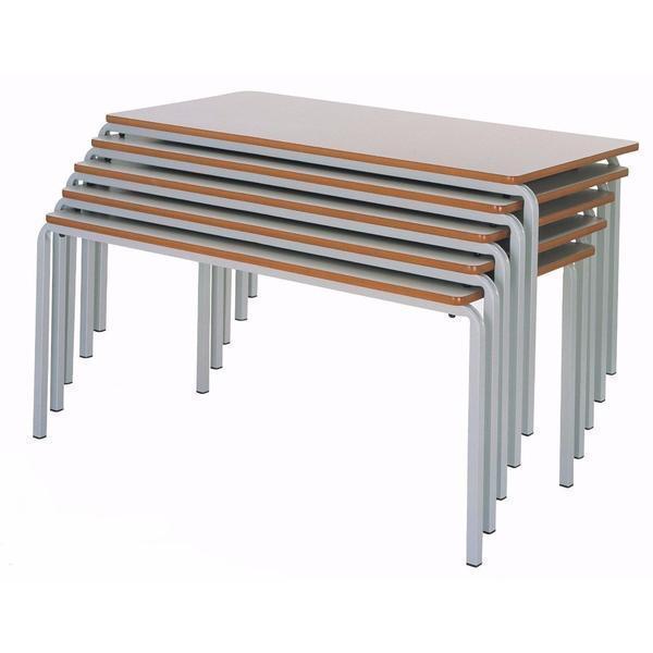 classroom tables 1100 x 550 mm / MDF Whiteboard Top Rectangular Crushbent Frame Classroom Tables 1100 x 550 mm / MDF