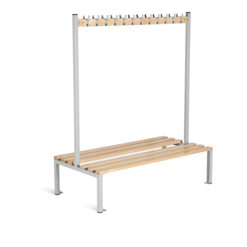 Cloakroom Storage 1200mm (18 coat hooks) / Without Shoe tray Cloakroom Island Seating Double Sided 1200mm (18 coat hooks) / Without Shoe tray