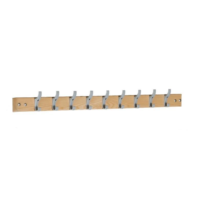 Cloakroom Storage 1200mm (9 coat hooks) Cloakroom Coat Rail 1200mm (9 coat hooks)