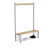 Cloakroom Storage 1200mm (9 coat hooks) / With Shoe tray Cloakroom Island Seating Single Sided 1200mm (9 coat hooks) / With Shoe tray