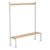 Cloakroom Storage 1500mm (12 coat hooks) / Without Shoe tray Cloakroom Island Seating Single Sided 1500mm (12 coat hooks) / Without Shoe tray