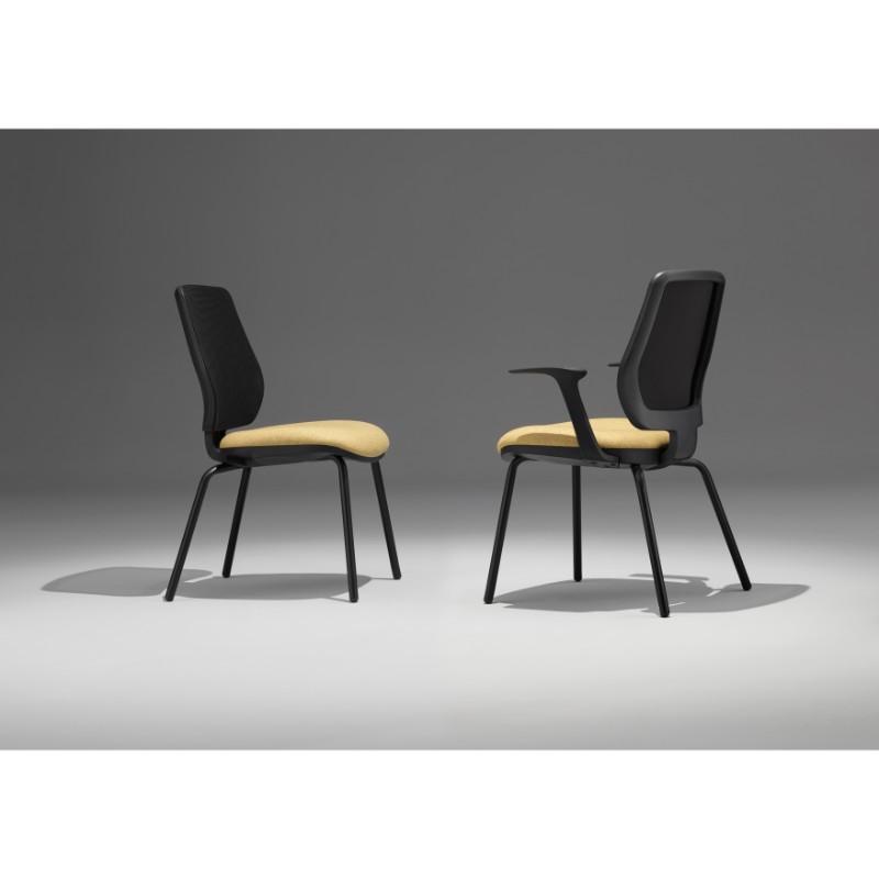 conference chair Black Plastic back surround / No Arms Echo Conference Chair Black Plastic back surround / No Arms