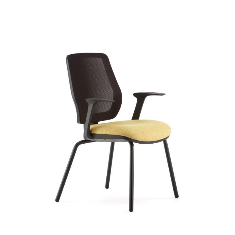 conference chair Black Plastic back surround / With Arms Echo Conference Chair Black Plastic back surround / With Arms