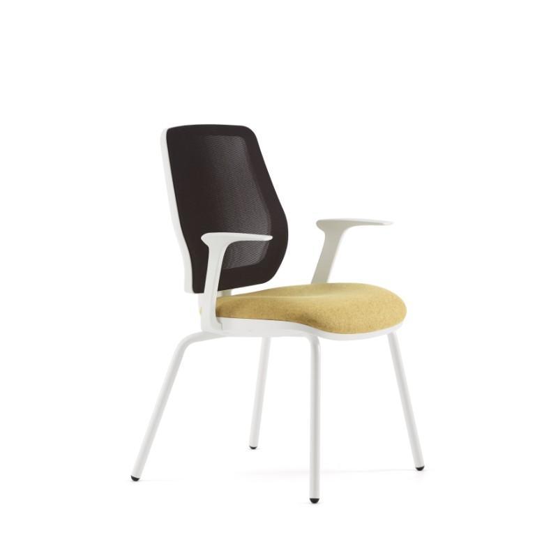 conference chair White Plastic back surround / With Arms Echo Conference Chair White Plastic back surround / With Arms