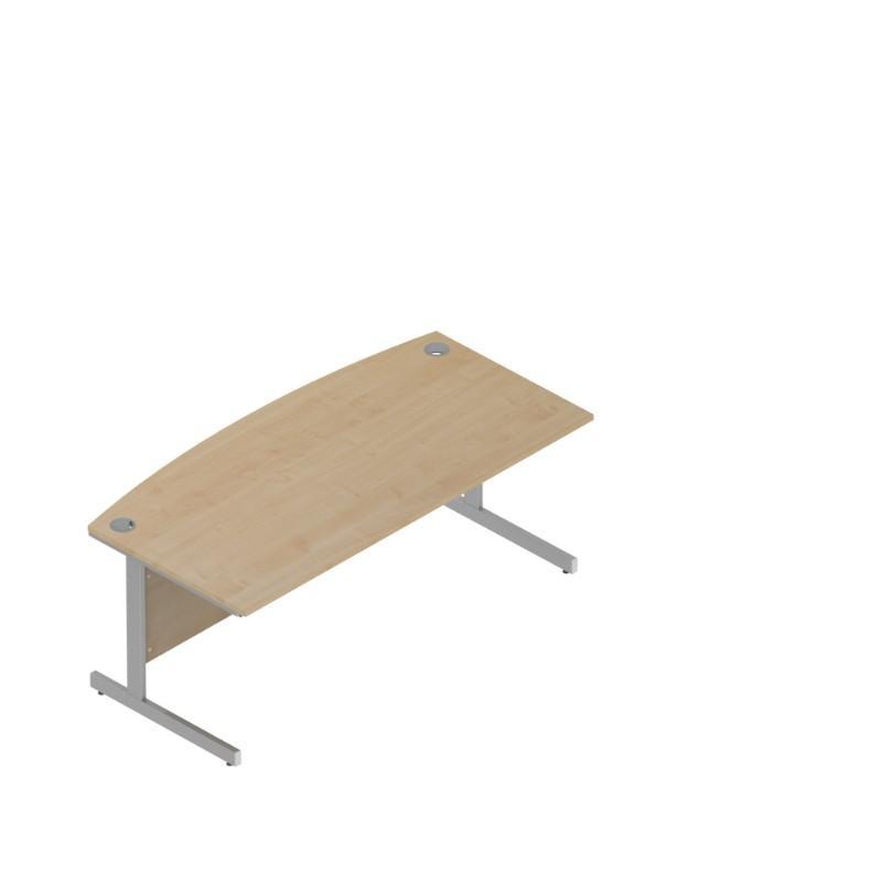 desk 1600 / Cantilever Colorado Bow Fronted Desks 1600 / Cantilever