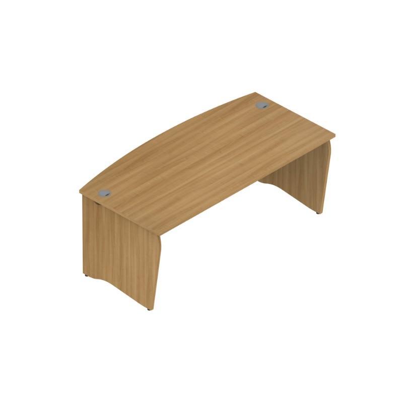 desk 1600 Colorado Bow Fronted Executive Desks 1600