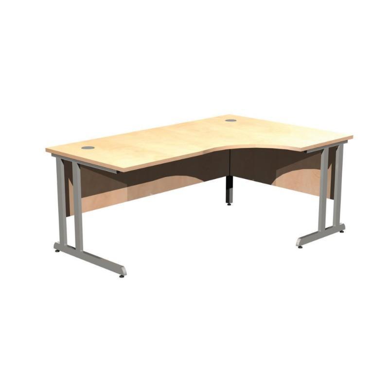 desk 1600 / Right Hand Alpine Crescent Workstation 1600 / Right Hand