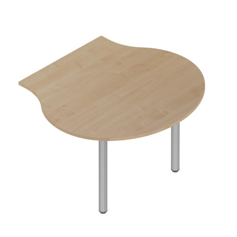 Colorado Bulb Shape Desk Extension Four Square Furniture