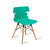 dining Chair Beech Strata Side Chair with 4 Legged Spar Style Frame Beech