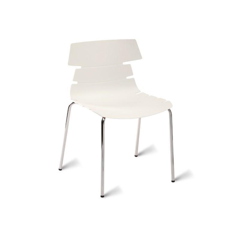 dining Chair Strata Side Chair with Chrome 4 Legged Frame