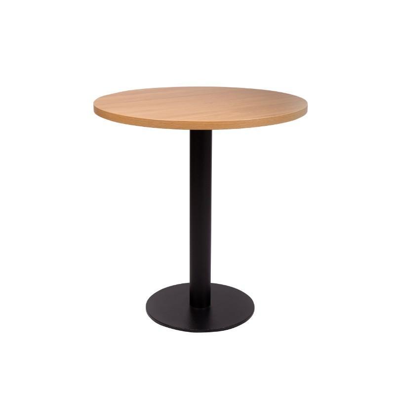 Dining Table Carafe Round Black Base Dining Table