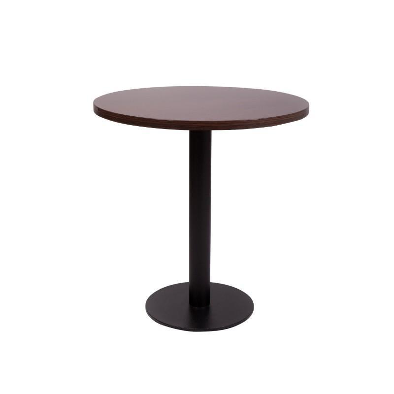 Dining Table Carafe Round Black Base Dining Table