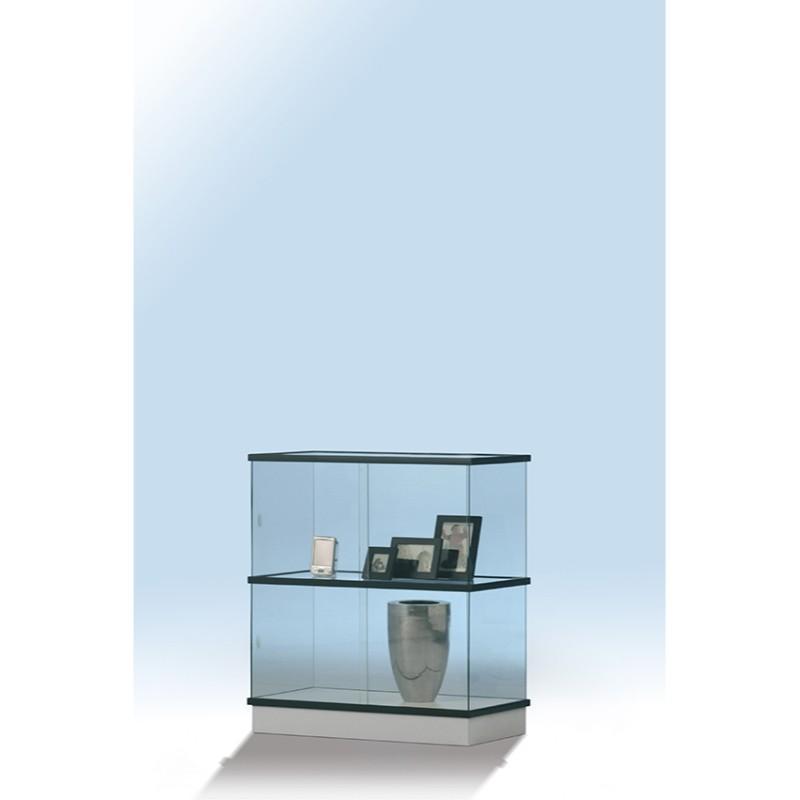 display cabinet 2 Tier w720 x d360 x h800 mm Glass Showcases 2 Tier w720 x d360 x h800 mm