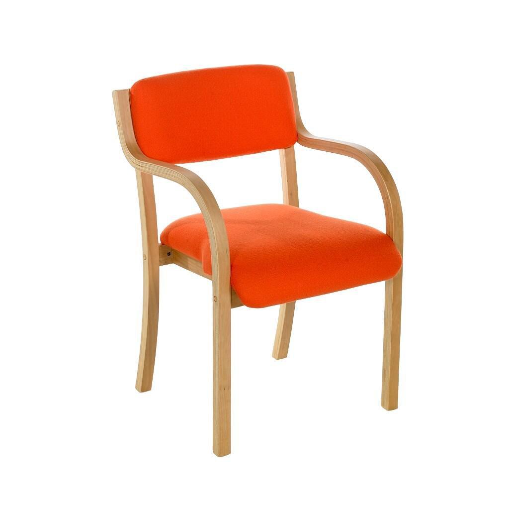 Meeting Chair Arms Faringdon Wood Frame Meeting Chair Arms