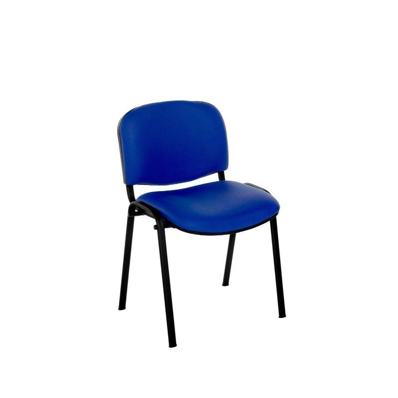 Meeting Chair Upholstered, Black Frame Sunbury Chair