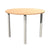Meeting Table Alpine Round Meeting Table With Pole Legs