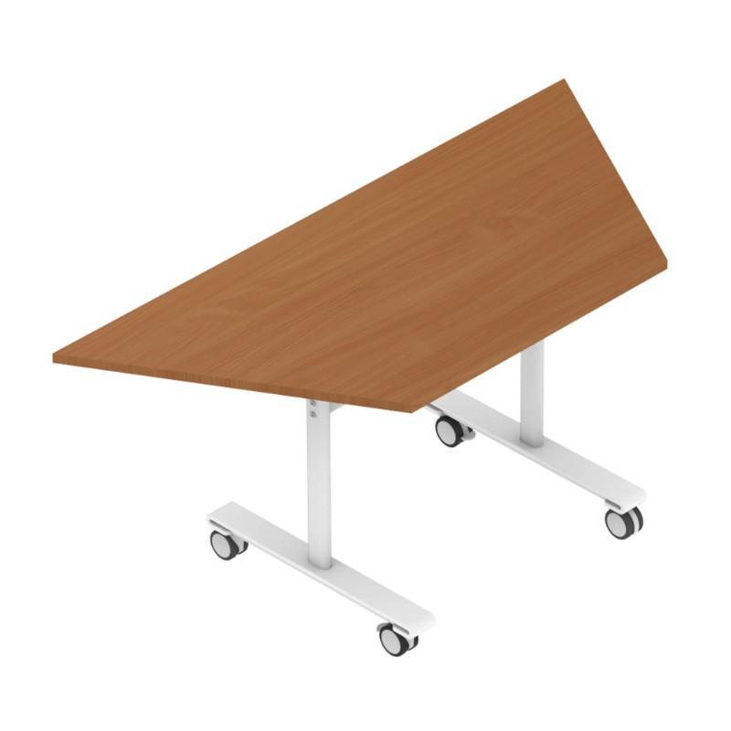 Meeting Table w1600 x d800 x h727 mm Colorado Trapezoidal Tilt Top Tables w1600 x d800 x h727 mm