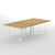 Meeting Table w2400 x d1200 x h750 mm / Painted Metal Frame Alpine Stylish Metal Frame Executive Conference Table w2400 x d1200 x h750 mm / Painted Metal Frame