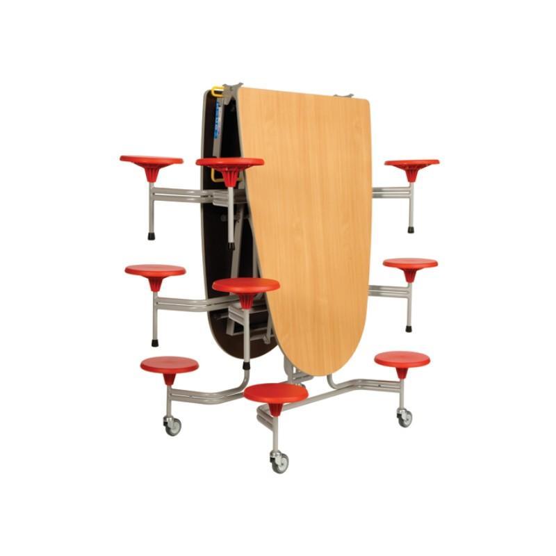 mobile folding tables Sico Oval Tables With Surround Seating