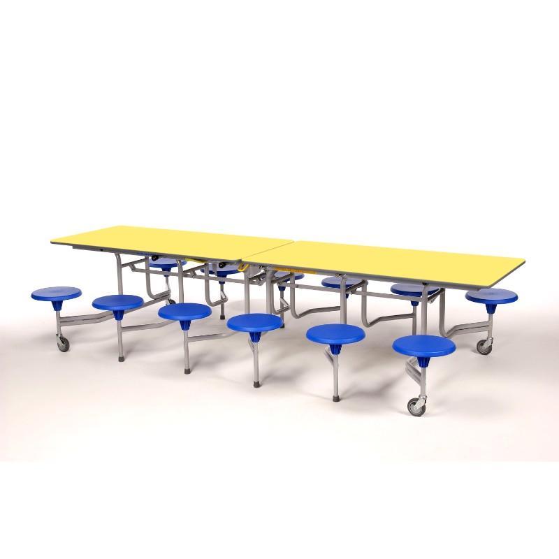 mobile folding tables Sico Rectangle Folding Tables With Stools