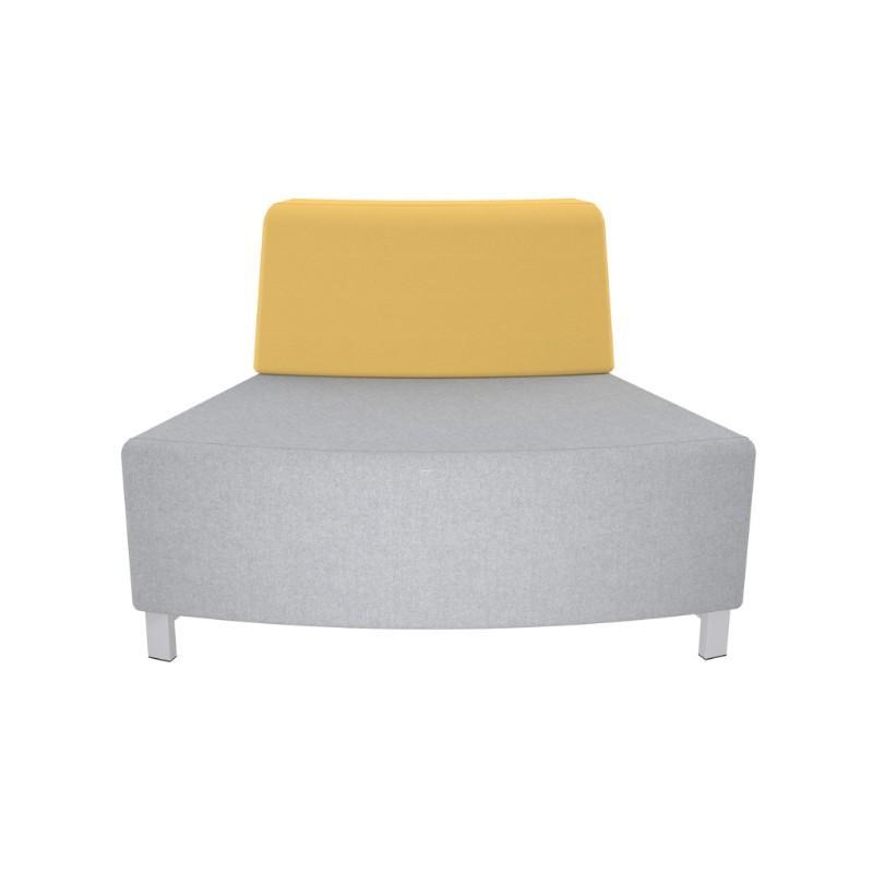 Modular Seating Single Unit w/Back Stanza Seating Single Unit w/Back