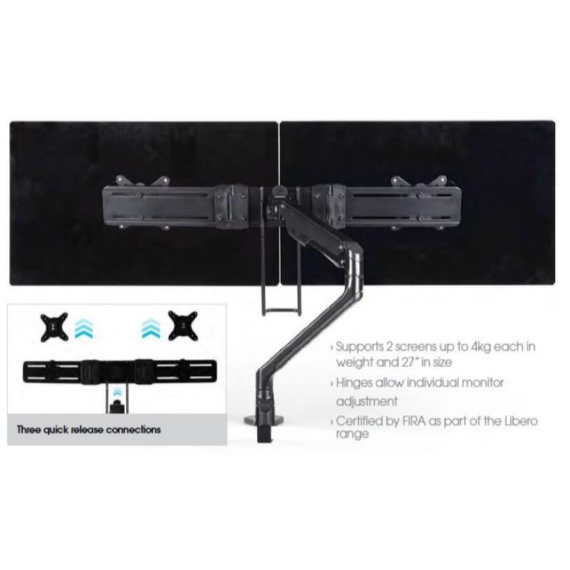 Monitor arms Milano Optional Mounting Bracket For Twin Screens