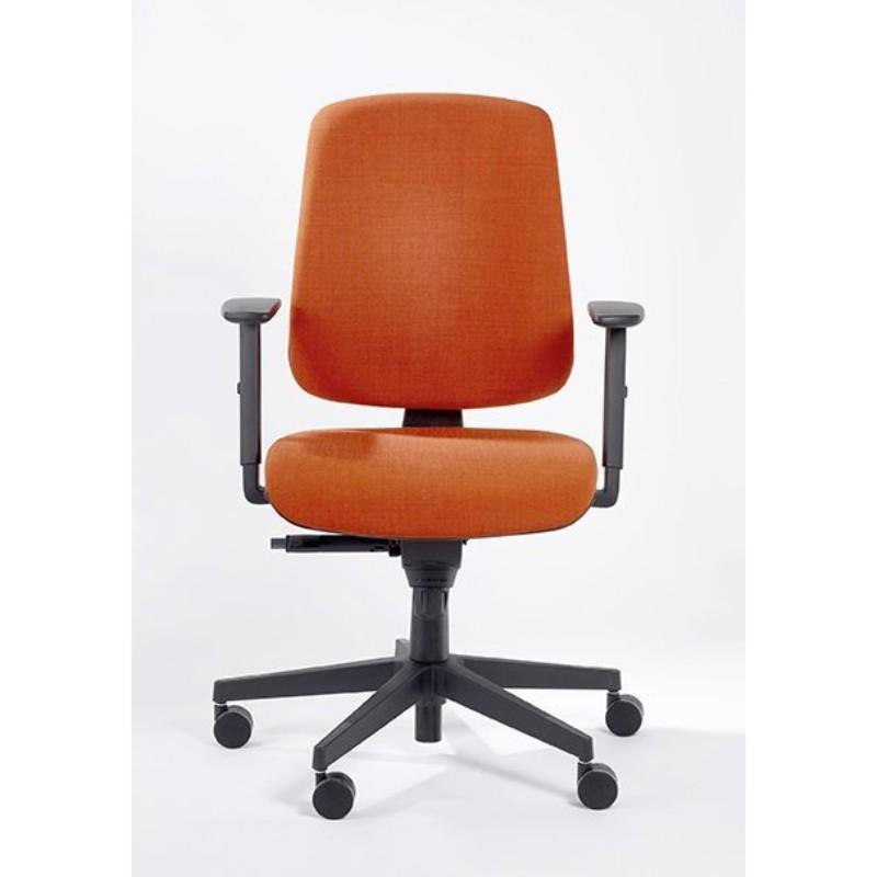 operator chair No Arms / Black Base / Standard Vivo Medium Back Operator Chair No Arms / Black Base / Standard
