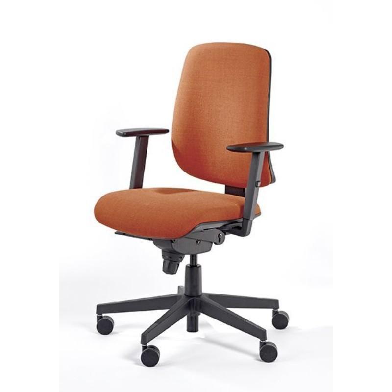 operator chair No Arms / Black Base / Standard Vivo Medium Back Operator Chair No Arms / Black Base / Standard
