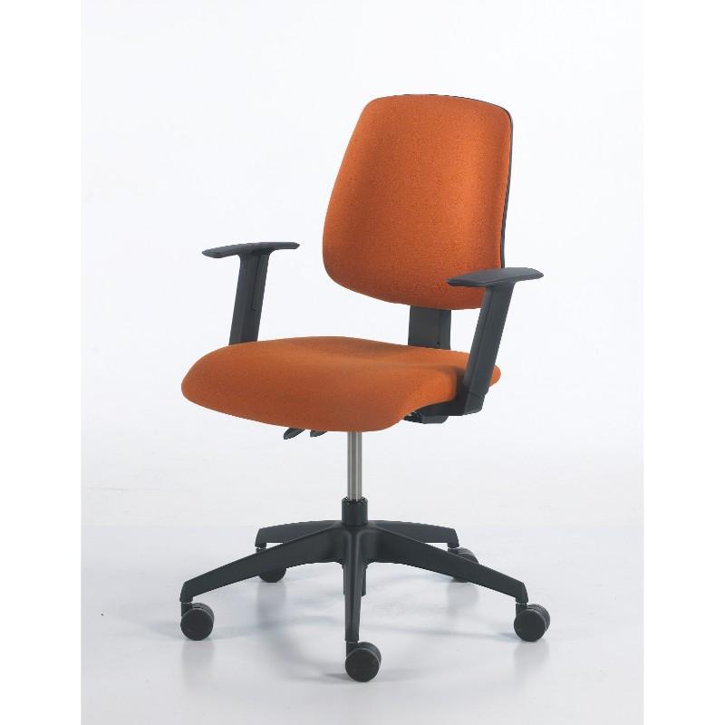 operator chair No Arms / Black Base / Standard Vivo Medium Back Operator Chair No Arms / Black Base / Standard