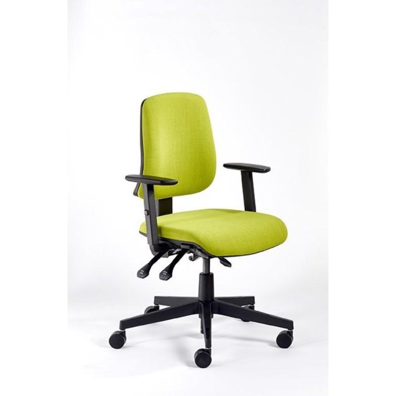 operator chair No Arms / Black Base / Standard Vivo Medium Back Operator Chair No Arms / Black Base / Standard