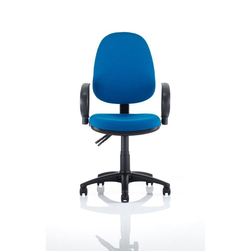 Operator Chair No Arms / Black Nylon Base Pitch High Back Operator Chair No Arms / Black Nylon Base