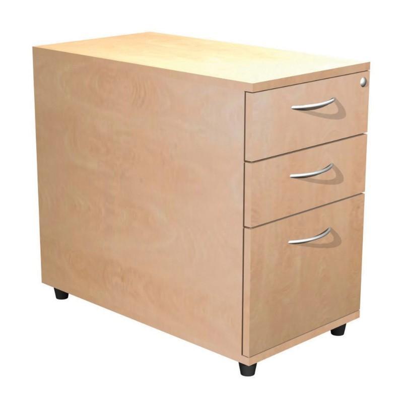 pedestal 3 Drawer / 800mm Alpine Contract Desk Height Pedestal 3 Drawer / 800mm