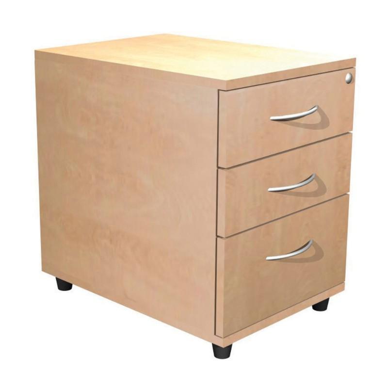 pedestal 3 Drawer Alpine Contract Small Mobile Pedestal 3 Drawer