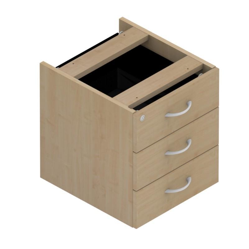 pedestal 3 Drawers Colorado Fixed Pedestals, 600 deep 3 Drawers
