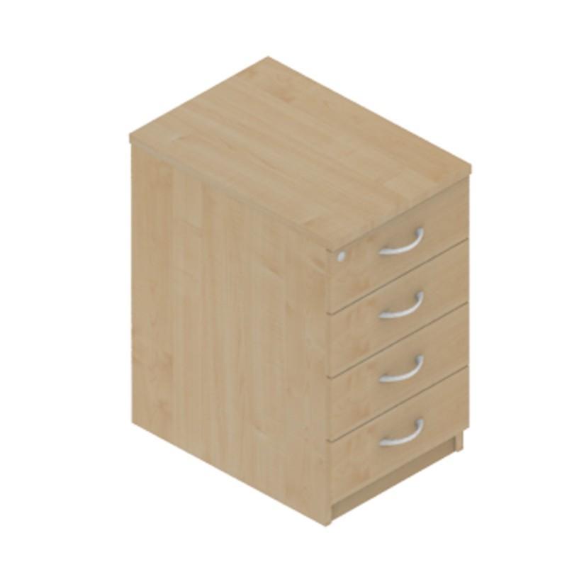 pedestal 4 Drawers Colorado Heavy Duty Desk High Pedestal, 600 deep 4 Drawers