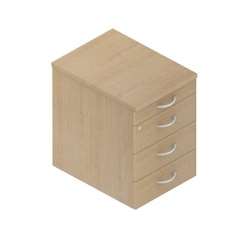 pedestal 4 Drawers Colorado Mobile Midi Pedestals 4 Drawers