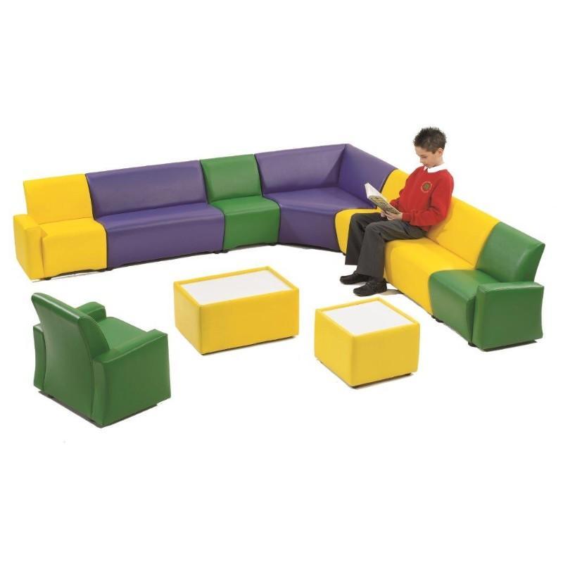Soft Seating 3 Seater Unit Winslow Low Reception Seating