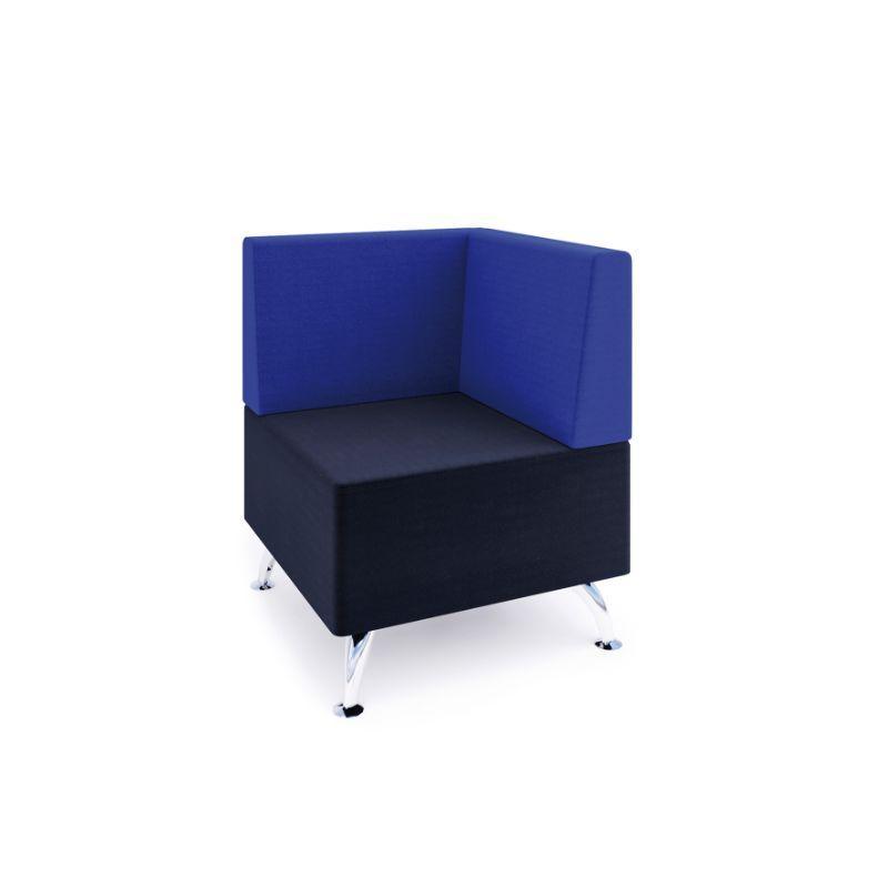 Soft Seating Corner Unit w/Back Glacier Modular Seating System Corner Unit w/Back