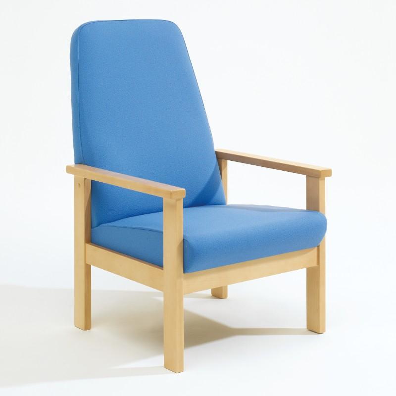 Soft Seating High Back, Armchair Romsey Beech Frame Seating